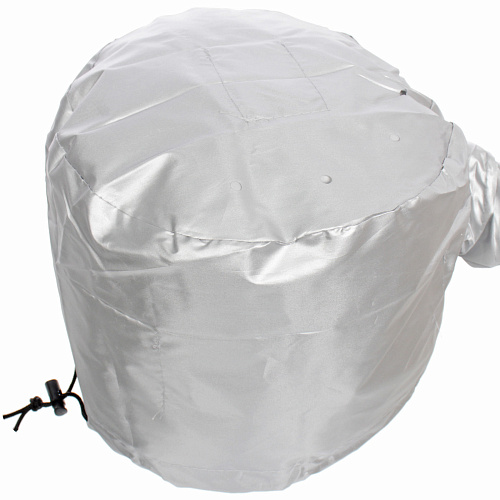 Шапочка для сушки волос, ламинирования и масок Beauty Shop, с кулиской, цвет серебро, 842322см_8