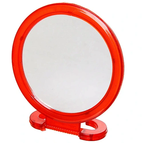 Зеркало настольное в пластиковой оправе Удобное круг, подвесное d-19,5см_6