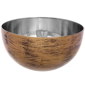 Салатник из нержавеющей стали 2л 20*9см цвет Антик