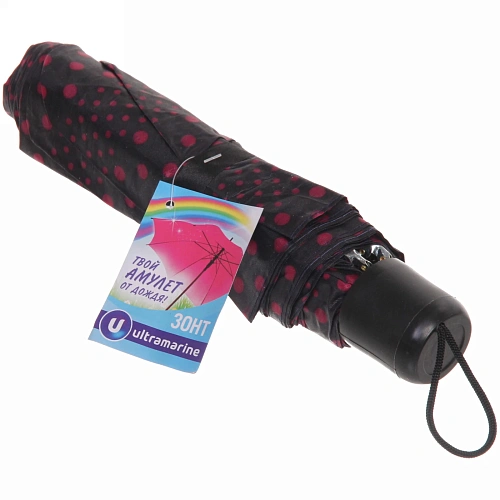Зонт женский механический Ультрамарин - Цветы, микс 5-7 расцветок, 8 спиц, d-97см, длина в слож виде 24см   _22