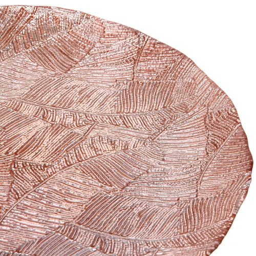 Тарелка 26см Ривьерарозовое золото_3