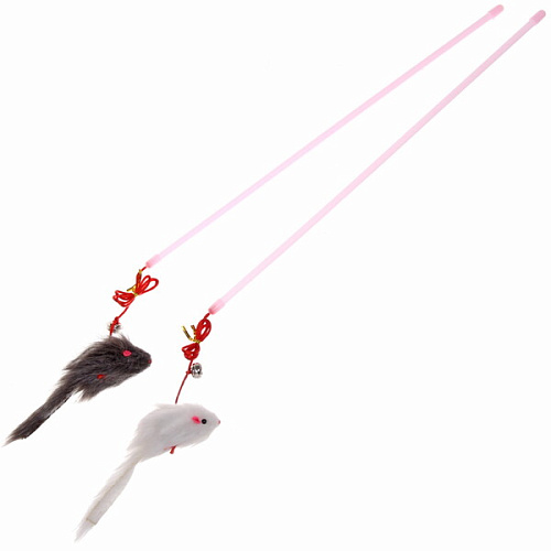 Игрушка для кошки на палочке Поймай меня 5050см_7