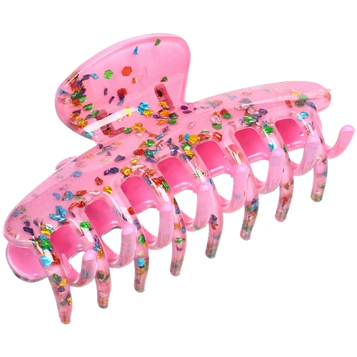 Заколка - краб для волос AKS - VIENTO, микс 6 цветов, классика, 9,53,5см _11