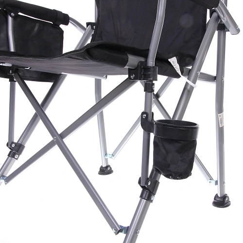 Кресло складное с подлокотниками до 100 кг SJ-0054, 585892 см, цвет чёрный, ТуристМастер_9