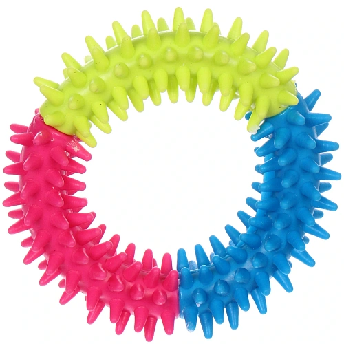 Игрушка для собаки Кольцо - Зубочистка, мульти цвет, 9см (лейбл)_3