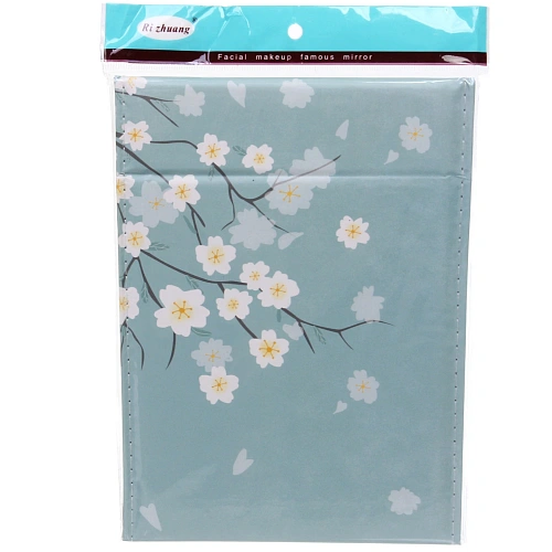 Зеркало косметическое складное ФОРТУНА БРИ, микс 4 дизайна, сакура, 2027,5см_8