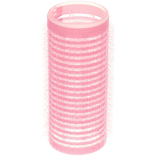 Бигуди липучки, 6шт, однотонные, цвет нежно розовый, d-2,5см_5