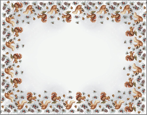 Скатерть 140*176 см "Белочки"