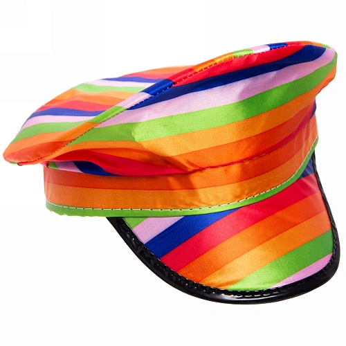 Шляпа карнавальная "Кепка полосочка", мультицвет