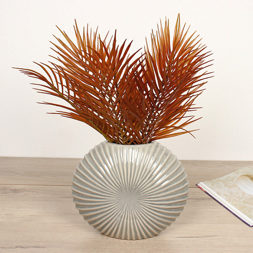 Ваза керамическая Валенсия 21259см оливковая_3