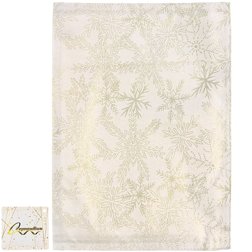 Салфетка сервировочная 33*44 см "Снежинки"