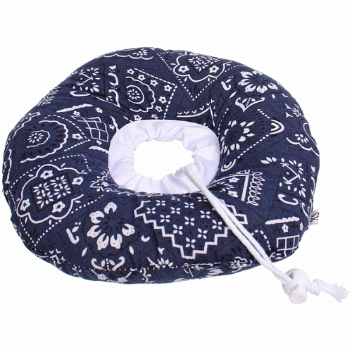 Воротник ветеринарный на кулиске ЛЮБИМЫЙ БРО, классика, р XS, окружность шеи 10-17см (лейбл)_3