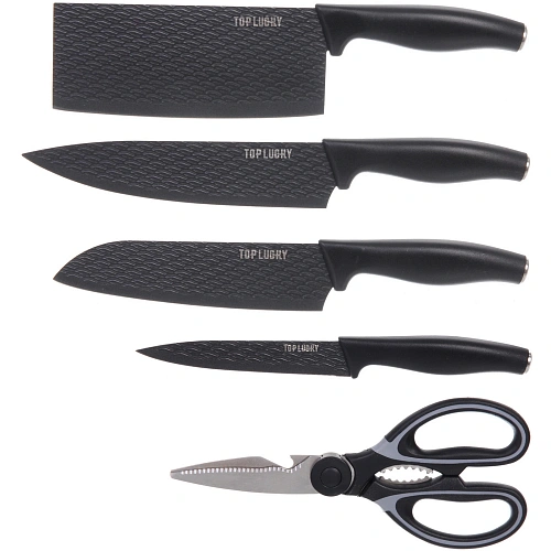 Набор ножей SHEF 6предметов (4ножа+ножницы+подставка)_12