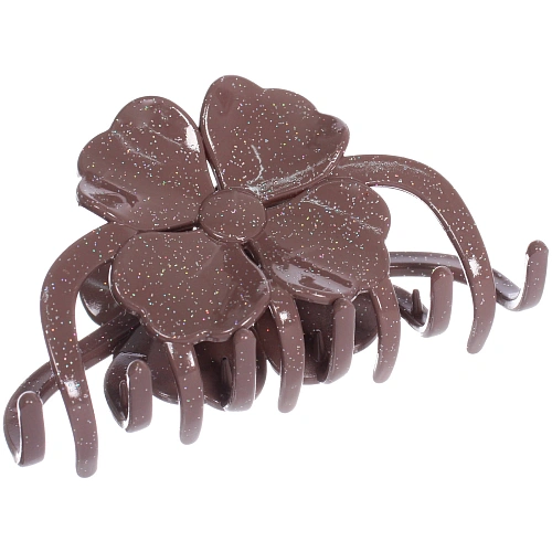 Заколка - краб для волос AKS - MANTANA, микс 6 цветов, цветок, 116см _10