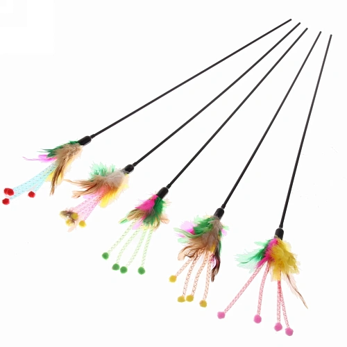 Игрушка для кошки на палочке Пушистик 60см_11