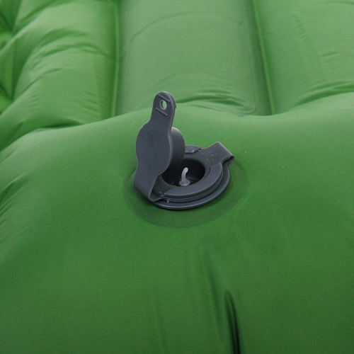 Коврик туристический надувной 190605 см зеленый_7