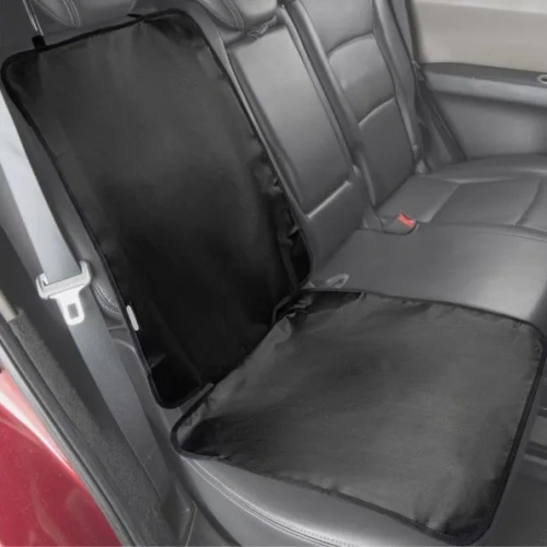 Накидка защитная под детское кресло со спинкой, 107*48 см, чёрный