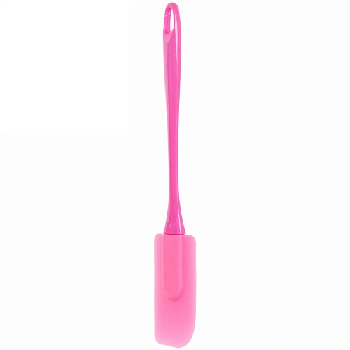 Лопатка кулинарная силиконовая 245см цветная ручка_5