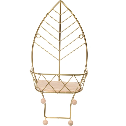 Ключница настенная металлическая ЛОФТ ВОСТ, лантана, цвет золото, 1951041см (коробка)_3