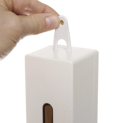 Дозатор для жидкого мыла настенный 400 мл белый ZA607W_4