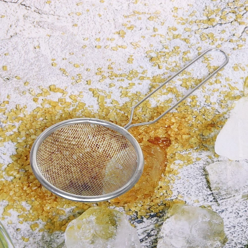 Сито металлическое 8 см с ручкой _2
