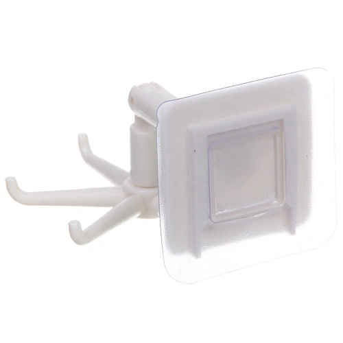 Крючок настенный многофункциональный на липкой основе ИДЕЯДОМА, цвет белый, поворот на 360, нагрузка 2кг117см (пакет)_5