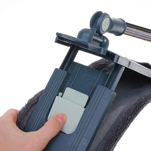 Швабра Селфи с насадкой из микрофибры, насадка 130гр , Gray _17