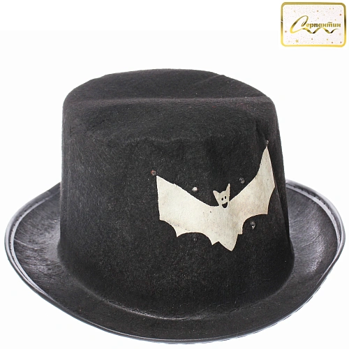 Шляпа карнавальная Helloween - Летучая мышь с подсветкой_3