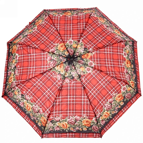 Зонт женский механический Ультрамарин - Цветы, микс 5-7 расцветок, 8 спиц, d-97см, длина в слож виде 24см   _16