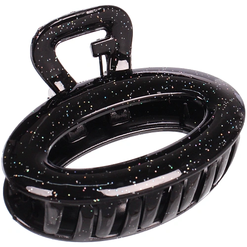 Заколка - краб для волос AKS - MANTANA, микс 6 цветов, овал, 74см _8