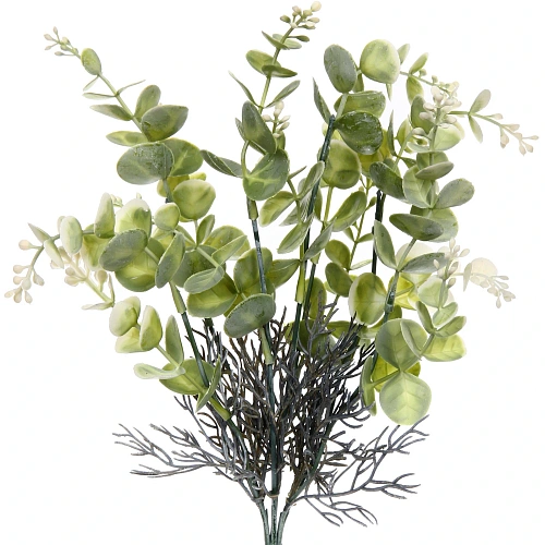 Искусственные цветы Волшебство трав 35см Эвкалипт светло-зеленый_3