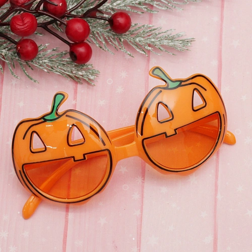 Очки карнавальные Зловещие тыквы 13,57 см_4