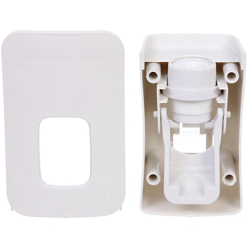 Подставка для умывальных принадлежностей Универсальная 2 стакана +дозатор для зубной пасты 6293-2_9