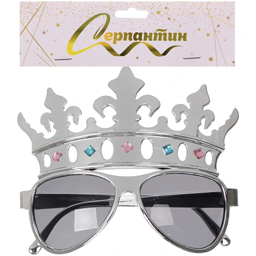 Очки карнавальные Король 14,210,9 см, микс_7