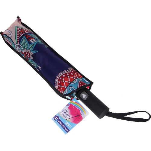 Зонт женский полуавтомат Фиора, микс 6 цветов, 8 спиц, d-100см, длина в слож виде 30см_9