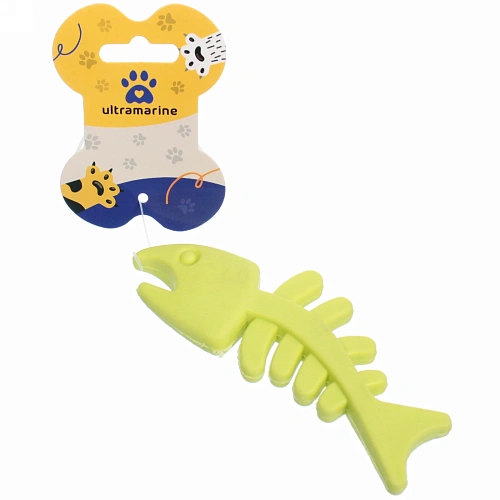 Игрушка для собаки "Bubble gum-Рыбка" 12,7см цвет зеленый Ultramarine