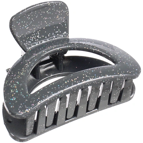 Заколка - краб для волос AKS - MANTANA, микс 6 цветов, трапеция, 63см _3