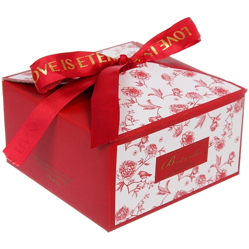 Чайная пара Шарм (кружка 270мл, блюдце,ложка) красная_6