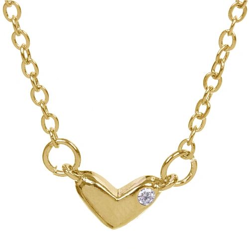 Подвеска из гиппоалергенного сплава со стразами АМОР, цвет серебро и золото, d-20см0,7см_3