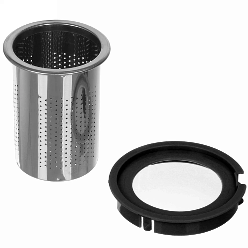 Чайник заварочный стеклянный 700 мл с металлическим ситом большая ручка Селфи, микс_15