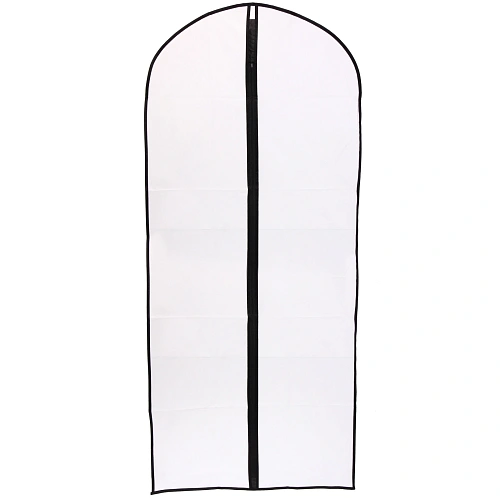 Чехол для одежды ИДЕЯДОМА, цвет белый  чёрный, 60140см (пакет)_3
