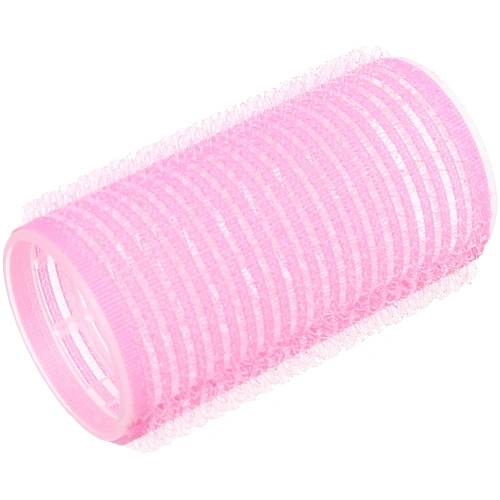 Бигуди липучки, 6шт, однотонные, розовый, d-3см_3