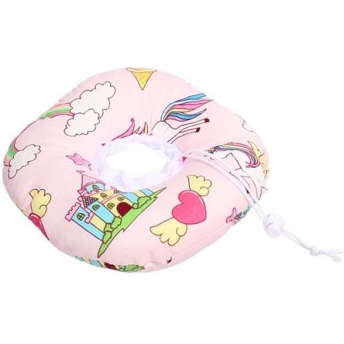 Воротник ветеринарный на кулиске ЛЮБИМЫЙ БРО, для принцессы, р XS, окружность шеи 10-17см (лейбл)_3