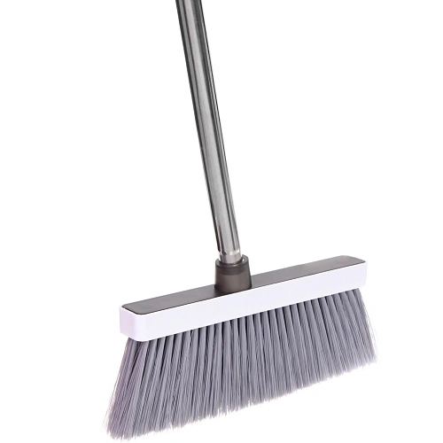 Набор для уборки, щетка для пола с совком Профи белый 8817_18