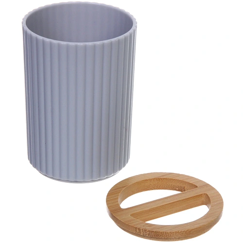 Подставка для зубных щеток Франко серая_3