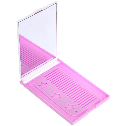 Расческа с зеркалом в наборе детские МИМИШКИ, единорог, цвет розовый, 117,8см _3