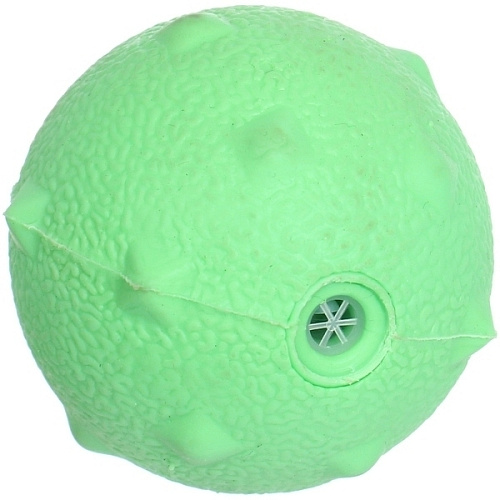 Игрушка - мячик для собак средних, мелких и крупных пород ИГРУЛИК для Бро, лапки, цвет зеленый, d-6см (лейбл)_6