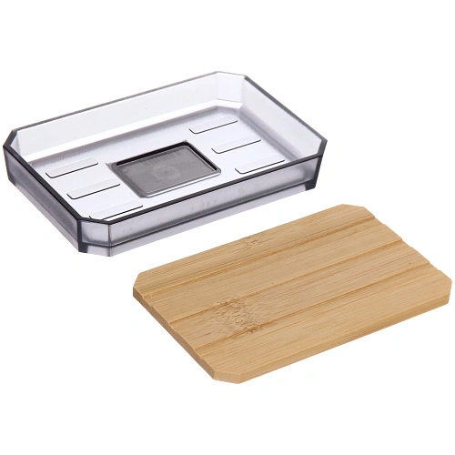 Мыльница Квадро серая_4