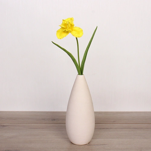 Цветок искусственный Natur 60см Ирис желтый_6