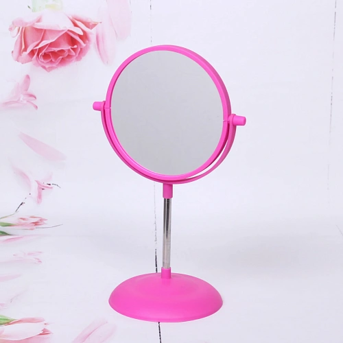 Зеркало настольное на ножке Beauty, двухстороннее с увелич, микс 3 цвета, 30см, d-15см_5